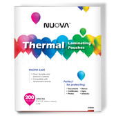 Nuova LP2O2H 200-Pack Nuova Premium Thermal Laminating Pouches 9 x 11.5 Inches, Letter Size, 3 mil, 200-Pack