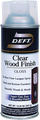 DEFT Clear Wood Finish Brushing Lacquer GLOSS /Spray Can