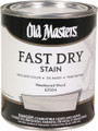 Old Masters 62504 Qt Weathered Wood Fast Dry Wood Stain   