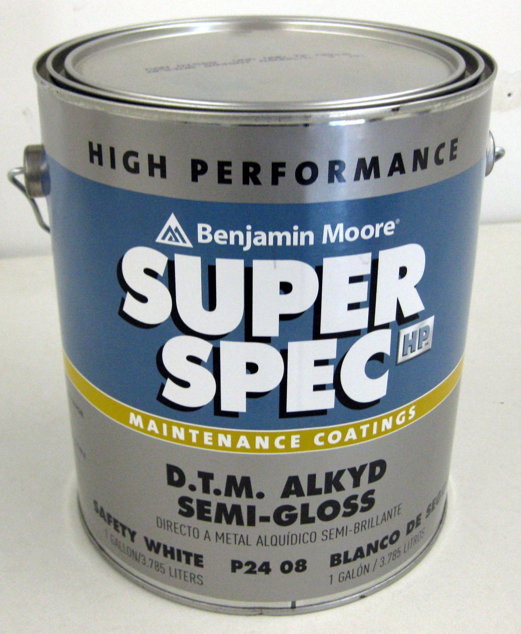 1 Gallon White Semi-Gloss Direct to Metal Interior/Exterior Paint a  semi-gloss
