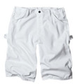 Dickies White Painter's Shorts 13" Premium