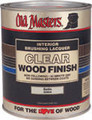 OLD MASTERS 92901 1G Satin Clear Wood Finish (Brushing Lacquer)