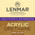 Lenmar AquaPlastic Urethane Clear Coatings SEMI-GLOSS Gallon