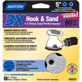 NORTON  5" 5 & 8 HOLE P60 3X HOOK & LOOP DISCS 2PK