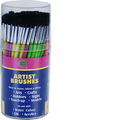 MERIT PRO  PONY HAIR BRUSH CYLINDER WITH 144 ARTIST BRUSHES