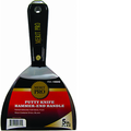 MERIT PRO  5" FLEX SCRAPER BLADE PUTTY KNIFE WITH BLACK PLASTIC HAMMER END HANDLE