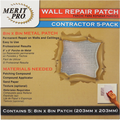 MERIT PRO  8" X 8" WALL REPAIR PATCH - CONTRACTOR 5PK