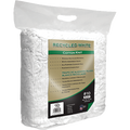 MERIT PRO  #10 8LB BLOCK RECYCLED WHITE COTTON KNIT WIPING CLOTHS