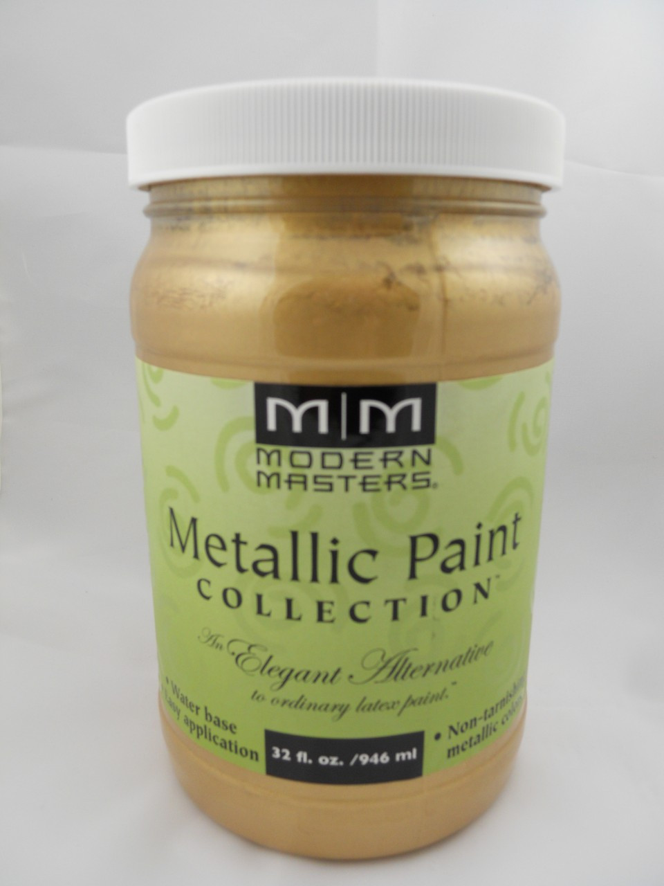 Modern Masters Metallic Paint Collection 2-Pack Pale Gold Water-Based Metallic Paint (1-Gallon) | ME200GALSOS