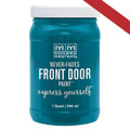 MODERN MASTERS 296681 QT TEAL SATIN FRONT DOOR PAINT TRANQUIL