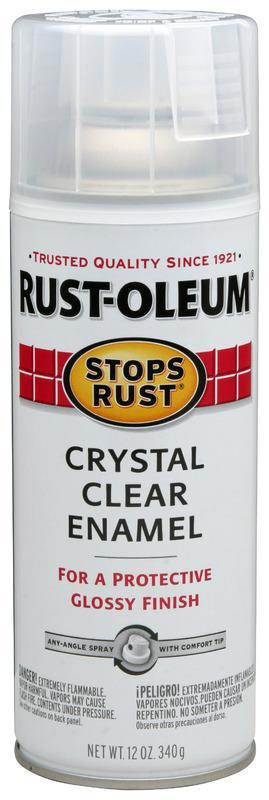 Crystal clear clearance enamel spray