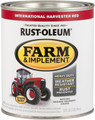RUSTOLEUM BRANDS 280109 QT INTERNATIONAL RED FARM EQUIPMENT FINISH