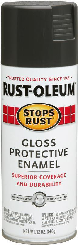 Crystal Clear Rust-Oleum Stops Rust Protective Enamel Spray Paint, 6 Pack, Size: 12 oz Spray