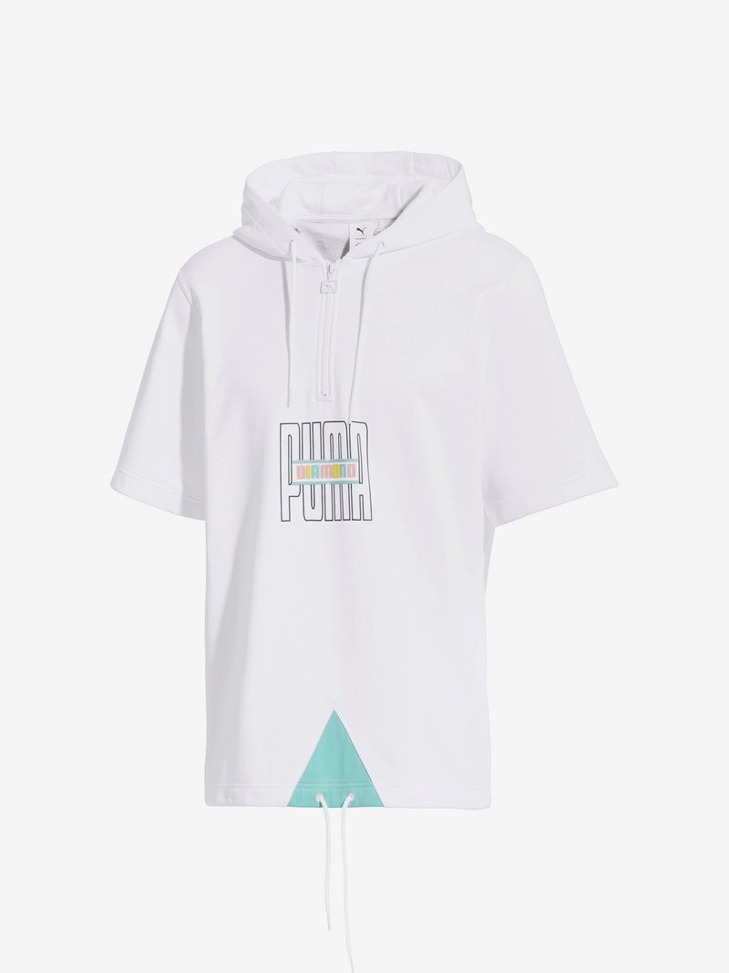 diamond hoodie white