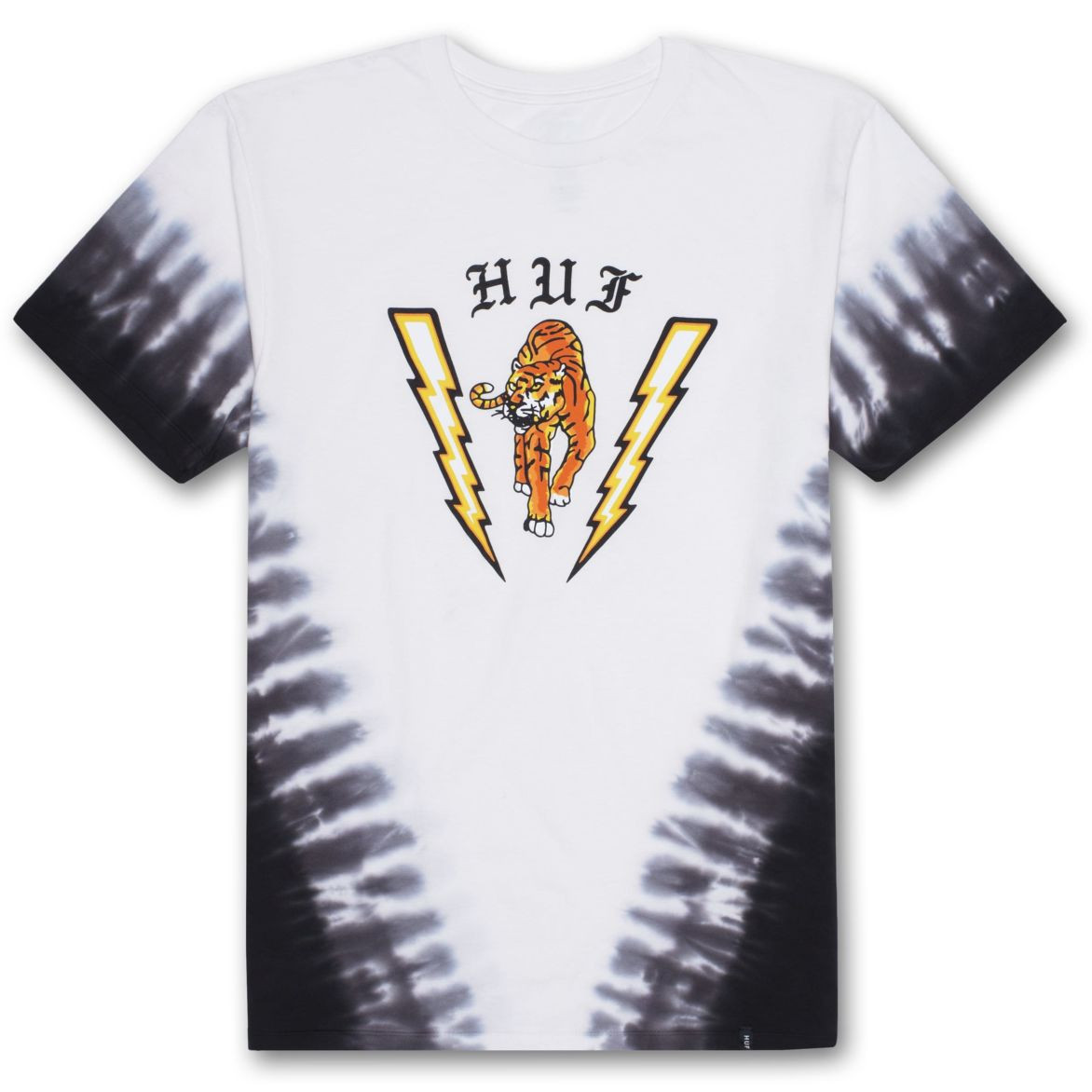 HUF Worldwide - Case Closed Tie Dye Tee -Black
