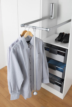 Pull Down Wardrobe Rail | Wardrobe Lift LIFT PULL DOWN WARDROBE RAIL CLOTHES