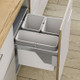 Trio Pull-Out Side Mounted Waste Bin