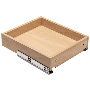 100mm High Oak Drawer Box