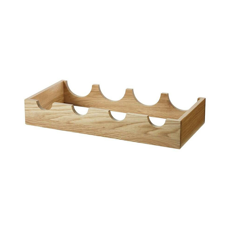 European Oak Wine Rack Clutterfree kitchens