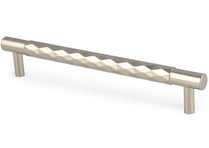 Polished Nickel Diamond Cut Pull Handle - AW846-160-PNPVD