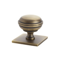 Quantock Knob - Antique Brass