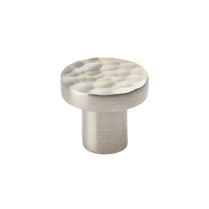 Hanover Hammered Knob - Satin Nickel