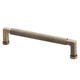 AW819-160-AB antique brass camille knurled pull handle, 160mm solid brass by Alexander & Wilks