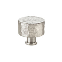 Leila Hammered Knob - Polished Nickel