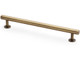Alexander & Wilks antique brass round T-bar pull handles for cabinets and drawers