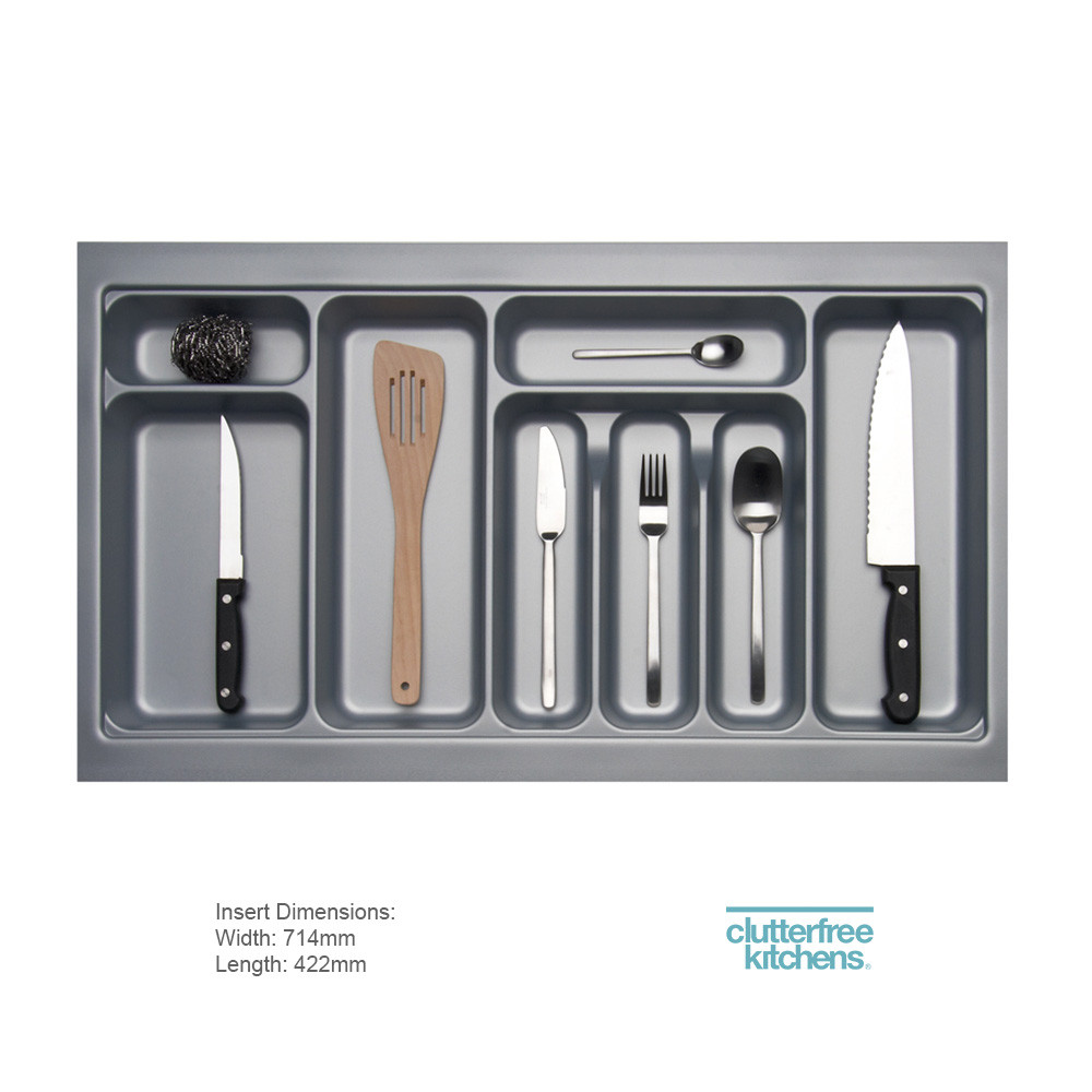 800mm Cutlery Tray Drawer Cutlery Tray Kitchen Storage Trays