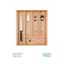 450mm Wooden Cutlery Tray