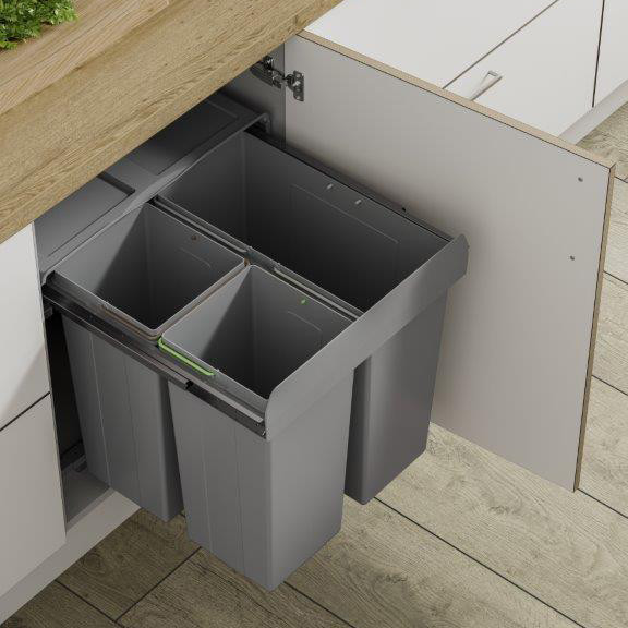 68l Kitchen Recycling Bins For Cabinets