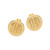 Engraved Gold Plated 
Circle Block Monogram