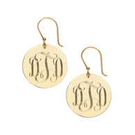 Gold Plated 
Interlocking Monogram