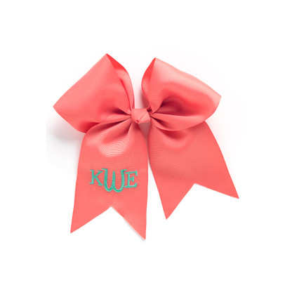Coral Hair Bow
