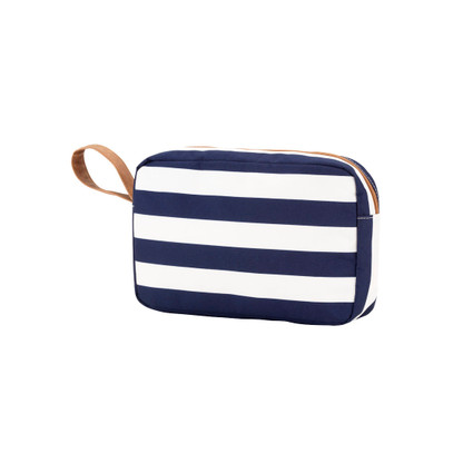 Navy STripe Accessory Bag
Monogram It! Check out our monograms on diagram.