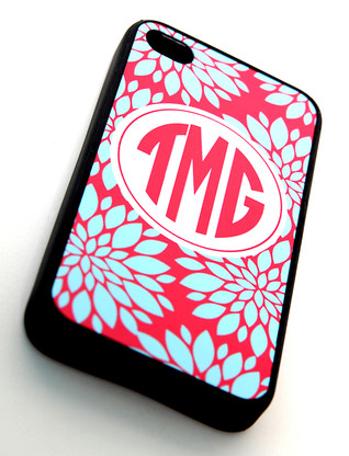 iPhone 4 Case
Black wrap
Pattern  - Mums Red