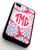 iPhone 4 Case
Black wrap
Pattern  - Mums Red
