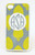 iPhone 4 Case 
White wrap
Pattern  - Delhi Yellow