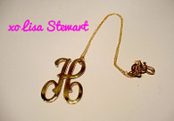 Alison Script Initial  Necklace 