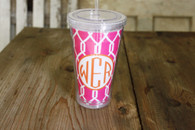 Acrylic Trellis Tumbler 