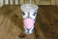 Acrylic Ikat Tumbler