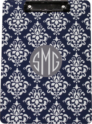 Clipboard Design Example
Pattern: Damask
Color: Black
Accent: Solid Circle
Accent Color: Grey
Font: Monogram
Font Color: White