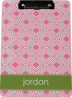 Clipboard Design Example
Pattern: Diamond
Color: Pink
Accent: Ribbon
Accent Color: Apple
Font: century
Font Color: White