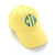 Color: Pale Yellow
Font:   Circle Monogram
Font Color: Blue