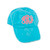 Color: Aqua
Font:   Script Monogram
Font Color: Pink