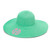 Mint Floppy Hat 
Circle Monogram 
Hot Pink Thread