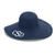 Navy Floppy Hat
Classic Monogram
White Thread