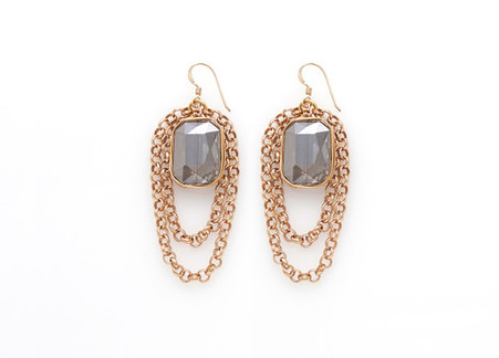 Gray crystal drop