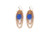 Blue onyx tear drop